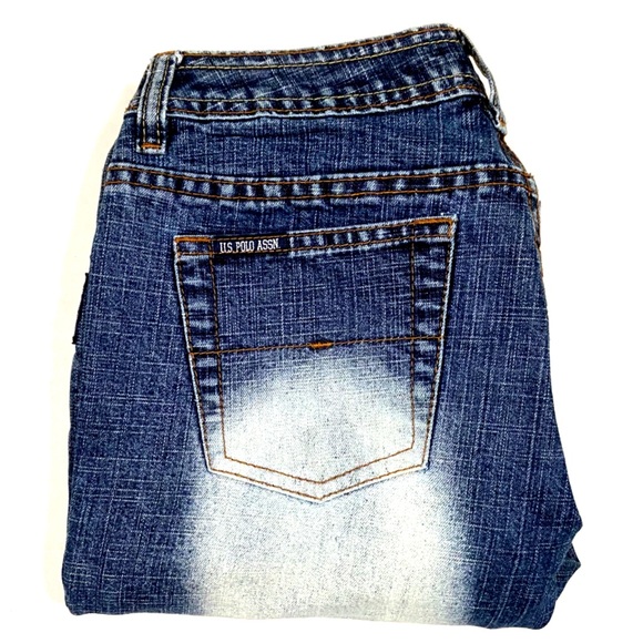 Vintage U.S. POLO ASSN. Medium Wash Bleached Jeans - Picture 2 of 13